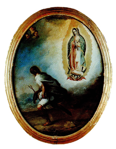 Joan Diego enviar a la madre del santo